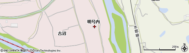 福島県須賀川市前田川明号内周辺の地図