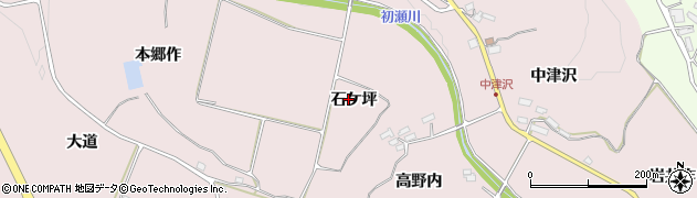 福島県須賀川市狸森石ケ坪周辺の地図