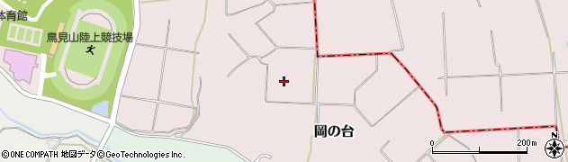 福島県鏡石町（岩瀬郡）岡の台周辺の地図