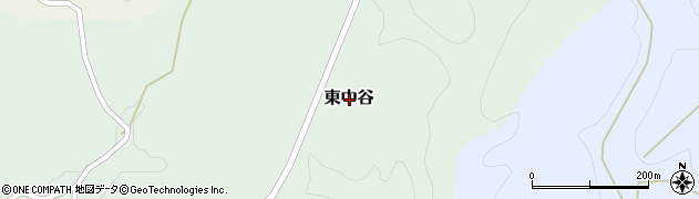 石川県鳳珠郡穴水町東中谷周辺の地図