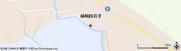 新潟県上越市柿崎区岩手周辺の地図