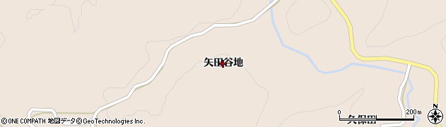 福島県いわき市川前町下桶売（矢田谷地）周辺の地図