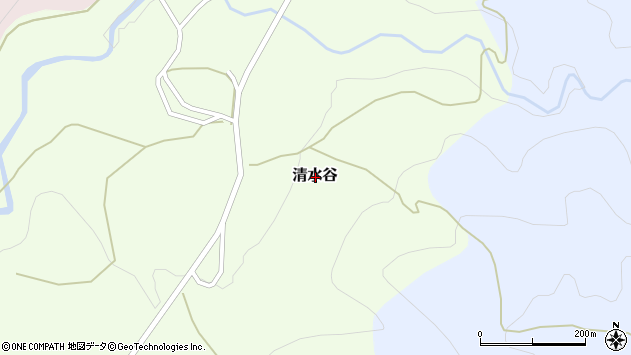 〒945-1246 新潟県柏崎市清水谷の地図