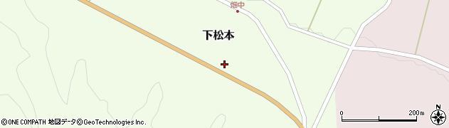 福島県岩瀬郡天栄村下松本西ノ入周辺の地図