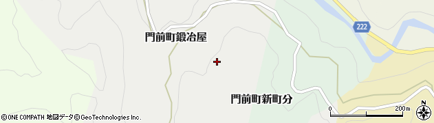 石川県輪島市門前町鍛冶屋（ホ）周辺の地図