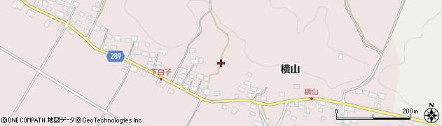 福島県天栄村（岩瀬郡）白子周辺の地図