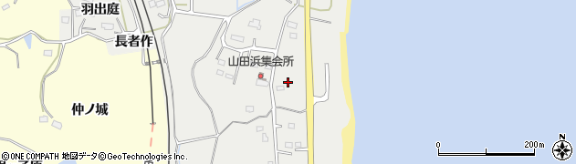 福島県楢葉町（双葉郡）山田浜（代東）周辺の地図