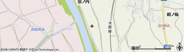 福島県須賀川市田中舘ノ内周辺の地図