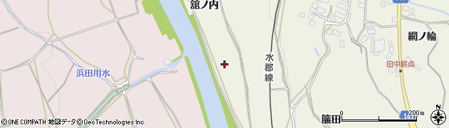 福島県須賀川市田中（舘ノ内）周辺の地図