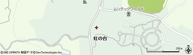 福島県須賀川市虹の台周辺の地図