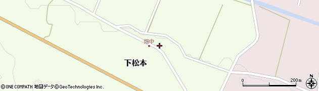 福島県岩瀬郡天栄村下松本前田周辺の地図