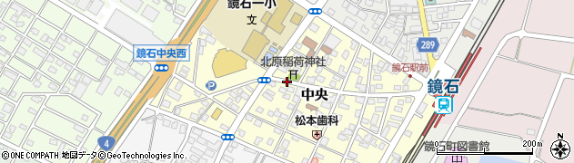 福島県鏡石町（岩瀬郡）中央周辺の地図