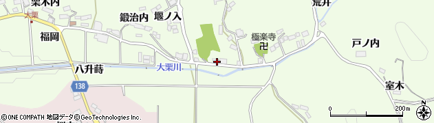 福島県須賀川市大栗樋ノ目21周辺の地図