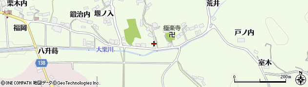 福島県須賀川市大栗樋ノ目15周辺の地図