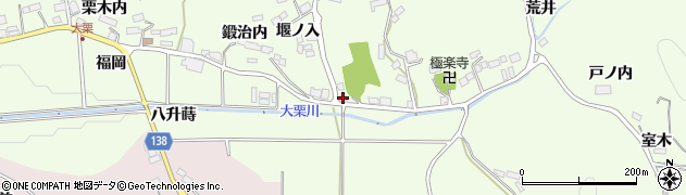 福島県須賀川市大栗樋ノ目148周辺の地図