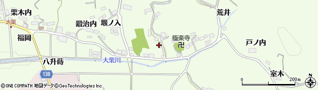福島県須賀川市大栗樋ノ目33周辺の地図