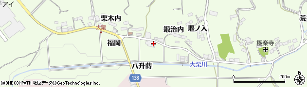 福島県須賀川市大栗（福岡）周辺の地図