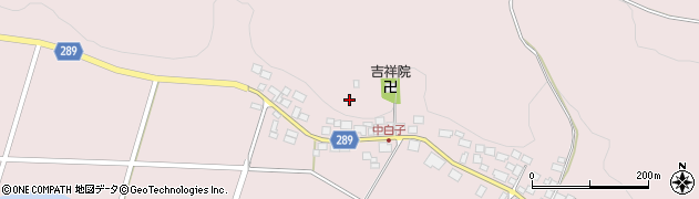 福島県天栄村（岩瀬郡）白子（柏立）周辺の地図