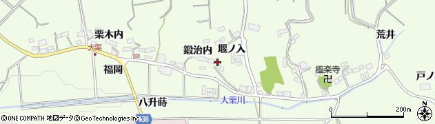 福島県須賀川市大栗鍛治内113周辺の地図