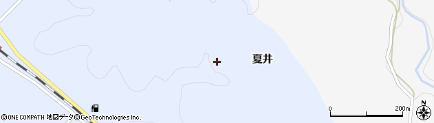 福島県小野町（田村郡）夏井（岩ノ入）周辺の地図
