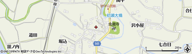 福島県須賀川市田中（網ノ輪）周辺の地図