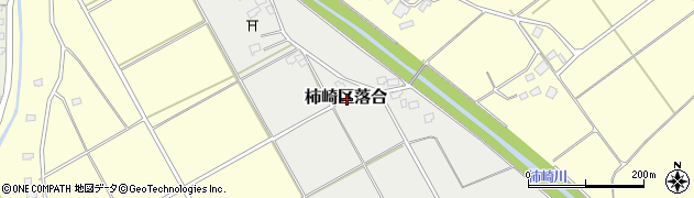 新潟県上越市柿崎区落合周辺の地図