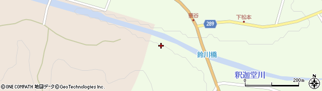 福島県天栄村（岩瀬郡）上松本（鈴ケ崎）周辺の地図
