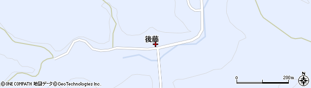 福島県岩瀬郡天栄村牧之内後藤周辺の地図