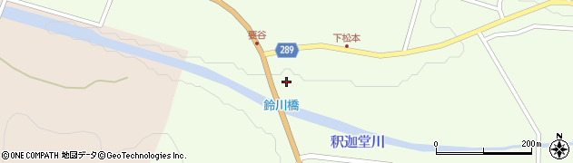 福島県岩瀬郡天栄村下松本鈴ケ崎周辺の地図