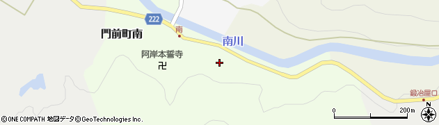 石川県輪島市門前町南（カ）周辺の地図