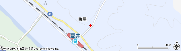 福島県小野町（田村郡）夏井（都沢）周辺の地図