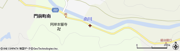 石川県輪島市門前町南（ネ）周辺の地図