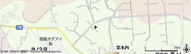 福島県須賀川市大栗宮後周辺の地図