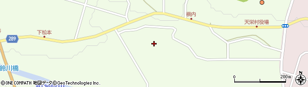 福島県岩瀬郡天栄村下松本北川原周辺の地図