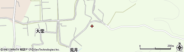 福島県須賀川市大栗荒井122周辺の地図