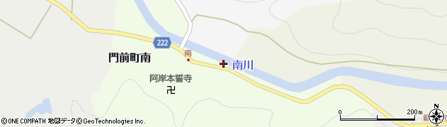 石川県輪島市門前町南（ツ）周辺の地図