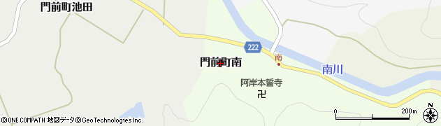 石川県輪島市門前町南周辺の地図