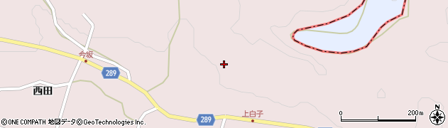 福島県天栄村（岩瀬郡）白子（白山）周辺の地図