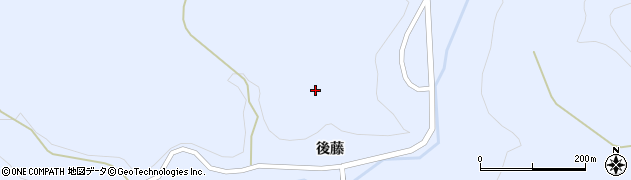 福島県天栄村（岩瀬郡）牧之内（後山）周辺の地図