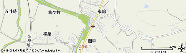 福島県須賀川市田中関平5周辺の地図