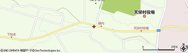 福島県岩瀬郡天栄村下松本塚越周辺の地図