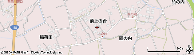 福島県須賀川市前田川前上の台周辺の地図
