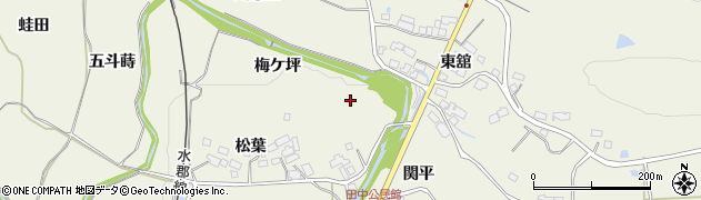 福島県須賀川市田中梅ケ坪周辺の地図