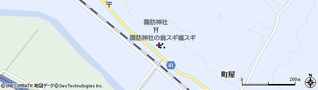 福島県小野町（田村郡）夏井周辺の地図