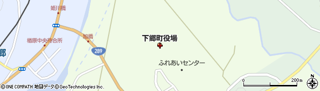 福島県南会津郡下郷町周辺の地図
