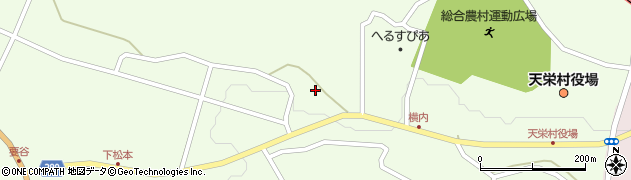 福島県岩瀬郡天栄村下松本松崎周辺の地図