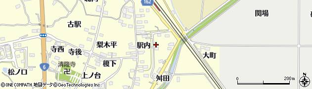 福島県双葉郡楢葉町山田岡町東周辺の地図