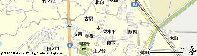 福島県双葉郡楢葉町山田岡古駅5周辺の地図