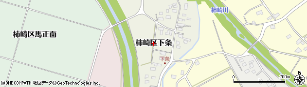 新潟県上越市柿崎区下条周辺の地図