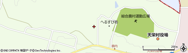 福島県岩瀬郡天栄村下松本横内周辺の地図
